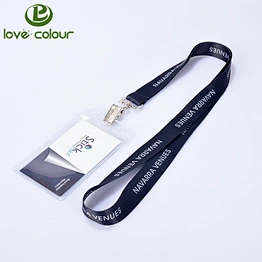 Factory Custom PVC Credit Card Holder Soft ID Badge Holder with Lanyard