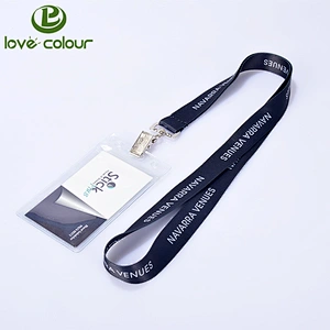 Factory Custom PVC Credit Card Holder Soft ID Badge Holder with Lanyard
