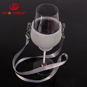 Fashion custom high quality wine glass holder lanyard Necklace