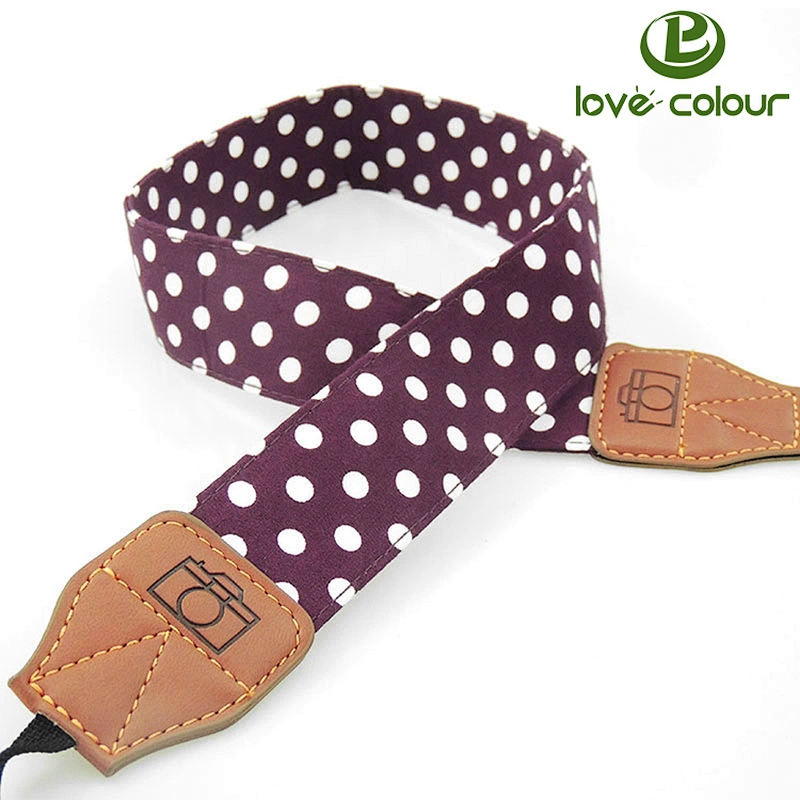 Custom Colorful Adjustable Polyester Cute National Camera Strap