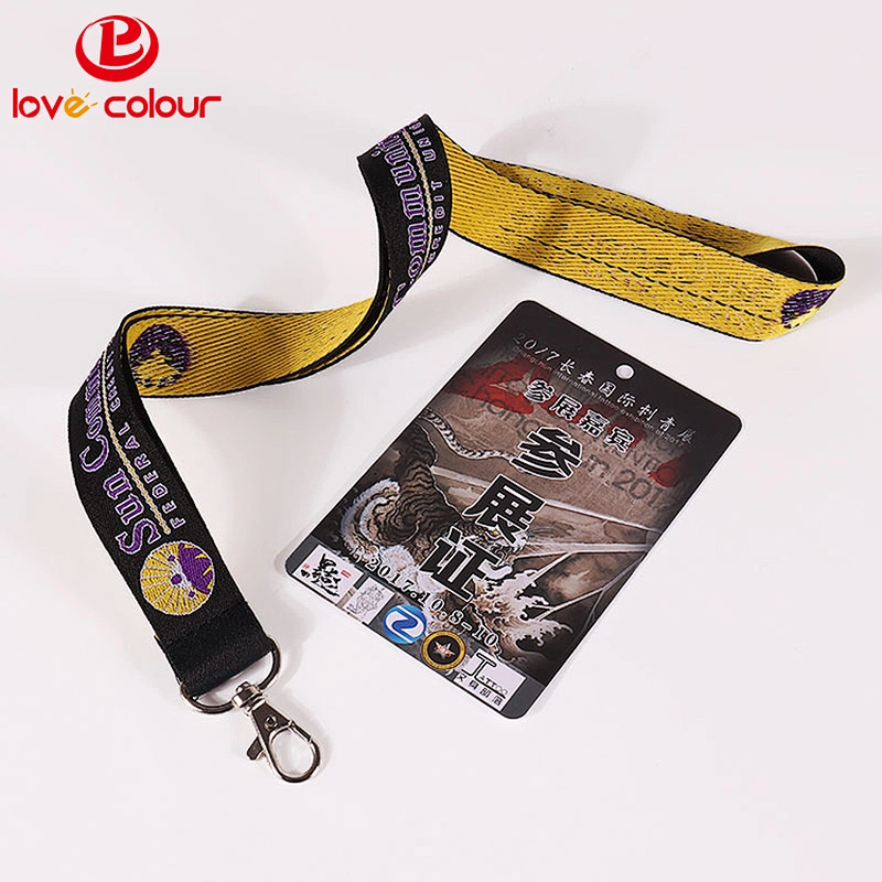 Leather ID Badge Holder Neck Strap /Neck Lanyard For Sale