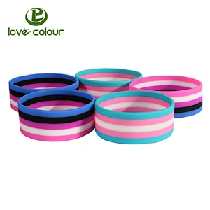 Custom Fashion Adult Plain Reusable Rubber Silicone Wristbands Bands For Events