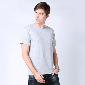 Factory Direct Custom Men's Cotton Crewneck T-shirt Short Sleeve TShirt