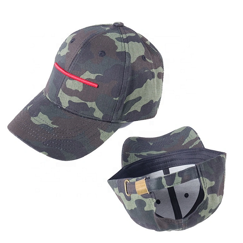Professional custom printing camouflage baseball hat caps