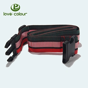 Custom Multi-color Travel Luggage Strap/Belt Suitcase Backpack Bag Strap