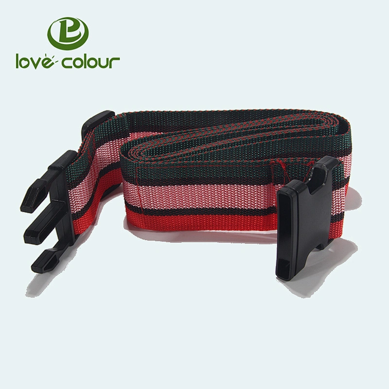 Custom Multi-color Travel Luggage Strap/Belt Suitcase Backpack Bag Strap