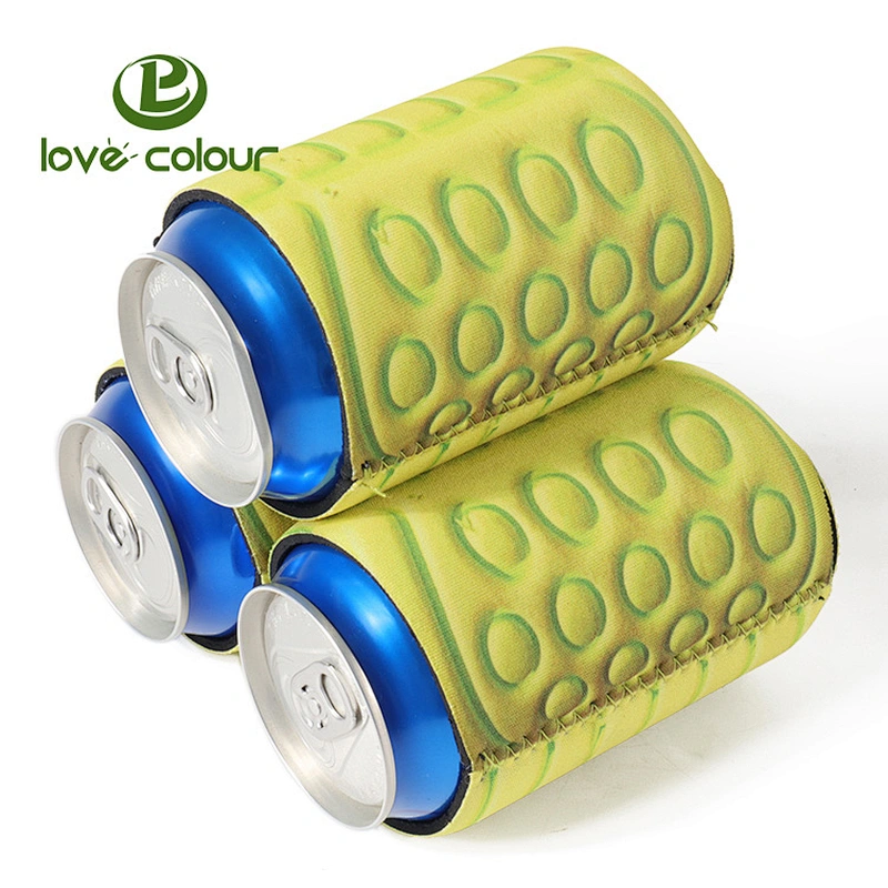 Custom classic foldable sublimation blank stubby holder neoprene can cooler coolies