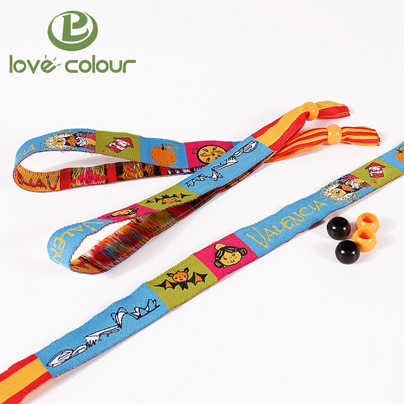 Custom wrist band for festivals & occasions Fabric Armband Wristband