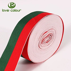 20mm/25mm/38mm/50mm Polyester Band Custom Black Printing Soft Ribbon Webbing