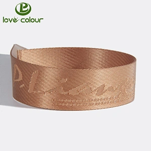 Factory custom high quality knitted nylon webbing for garments,shoes,bags