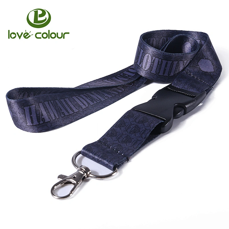 Custom single sublimated key lanyard for an event