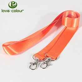 Custom events polyester double hooks lanyards for id card holder