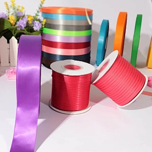 Factory Directly Sell 80mm Polyester Single Face Satin Webbings Decoration Gift webbing