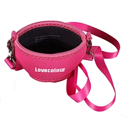 Neoprene Wine Glass Insulated Holder/Neoprene Wine Glass Sleeve with Adjustable Neck Strap
