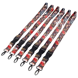 Custom Lanyard Polyester Strap with high Quality Two Sided Printing afor ID Badge