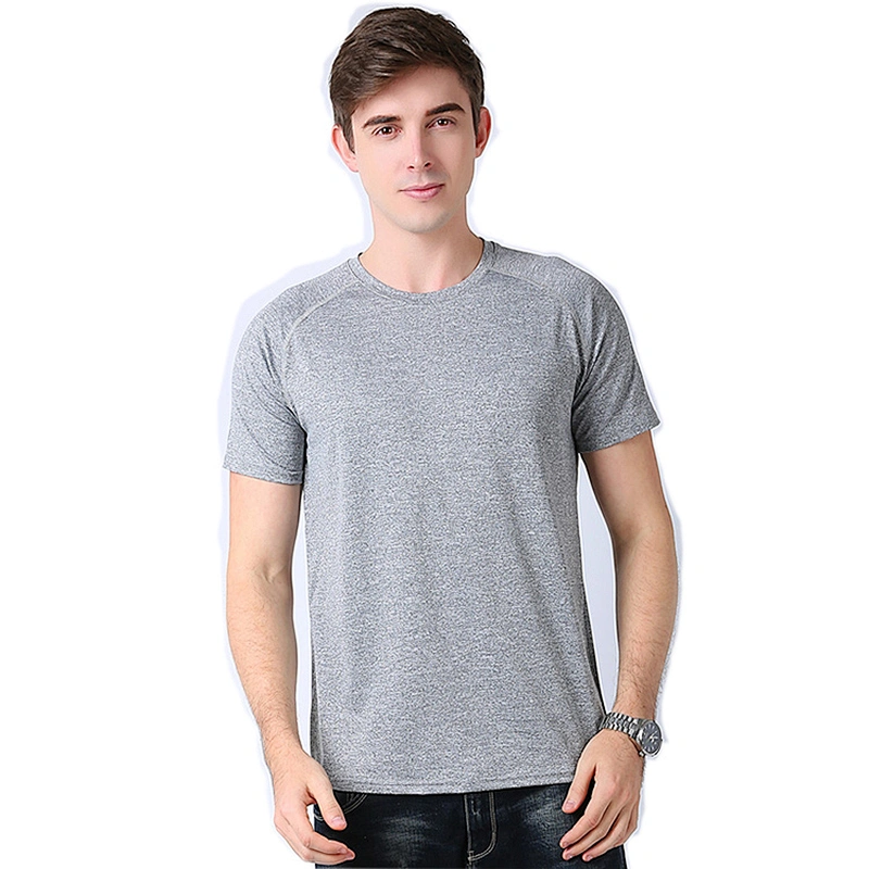 Cheap Custom High Quality Men's 100% Cotton Plain Round Neck T Shirts