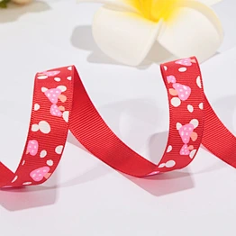 Custom Grosgrain Ribbon Roll for DIY Hair Accessories Gift Packaging Party Decoration