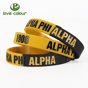 Custom tie dye silicone bracelet/personalized silicone friendship wristband