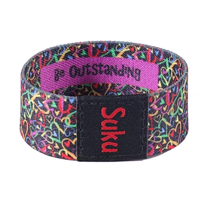 Woven NFC festival event RFID elastic wristband
