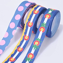 Lovecolour Custom Printing Grosgrain Packing Ribbons For Gift