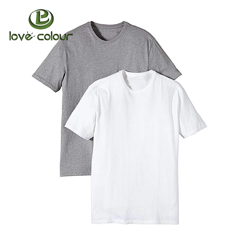 Factory Price Custom Solid Colors 100% Cotton T-Shirts For Women / Men
