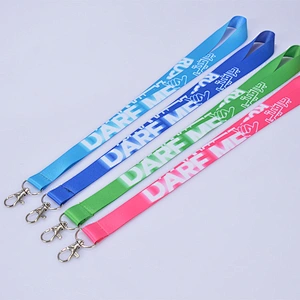 Custom polyester lanyard neck ribbon with id card holder for sport event