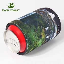 Promotional gift custom neoprene full color can sleeves for events