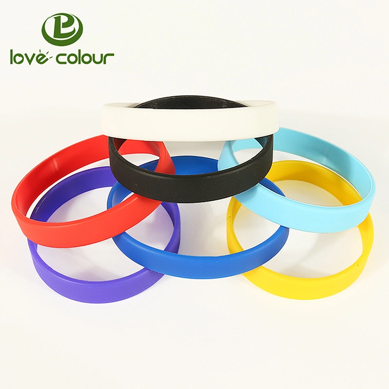 Customized free sample cool sports mixed color silicone wristband for event