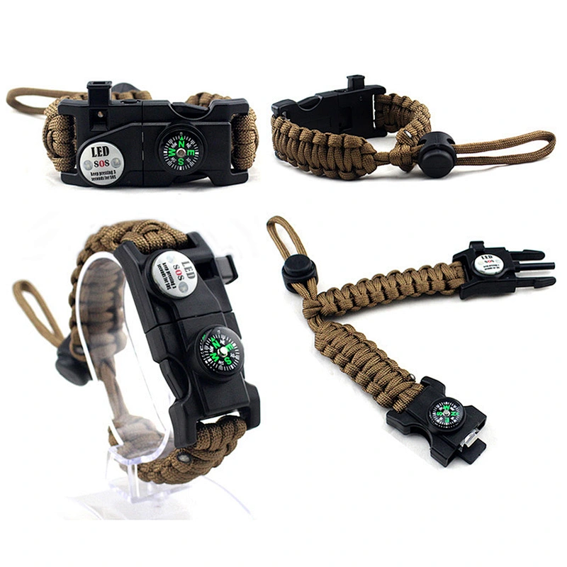 Outdoor Camping Adjustable LED Light Emergency Bracelet
