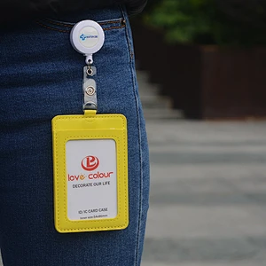 Factory custom badge reel id card holder