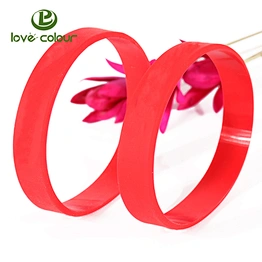 Factory custom fashion red color silicone bracelet /promotion rubber wristband
