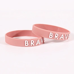 Bulk cheap embossed bracelet/customized silicone rubber wristband