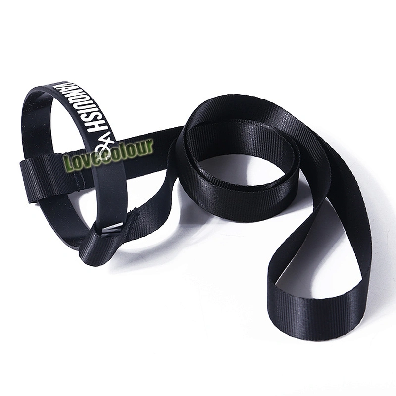 Popular custom beer bottle neck lanyard strap with cup holder silicone band