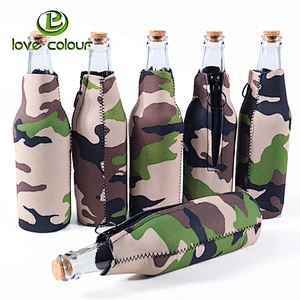Custom Neoprene Full Color Beer Can Bottle Cooler Sleeve Cover Bag