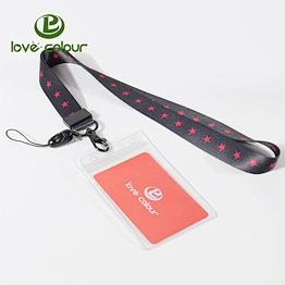 Custom Soft Polyester Printed ID Card Lanyard