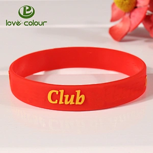 Custom your logo and print silicone bracelet/silicone wristband for kids