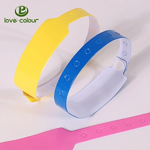 Cheap Custom cheap pvc paper vinyl baby hospital ID wristbands