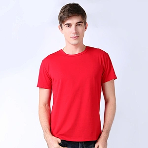 Wholesale cheap polyester printed brand t shirt for advertising