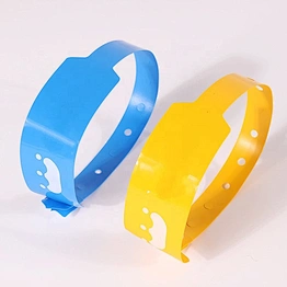 Custom made printing plastic vinyl wristbands for event activities