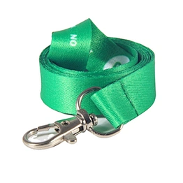 Customized Polyester White Printing Webbing Lanyard Strap in rolls For Promotional