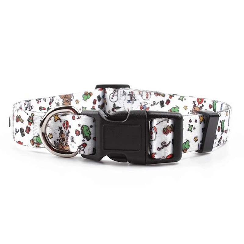 Custom Personalized Pet Accessories Polyester Soft Sublimation Printing Dog Collars