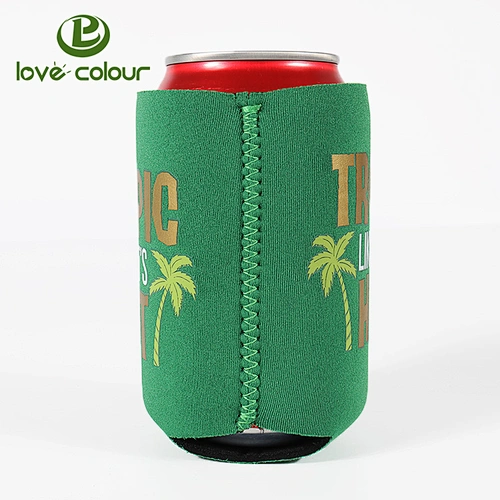 Custom foldable Insulated beer stubby holder christmas promotional neoprene can cooler sleeve coolies