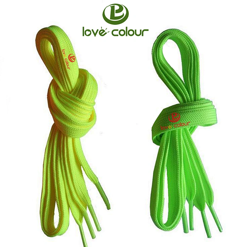 Wholesale Oval Shoelace Flat Shoe Lace Polyester Shoe Strings