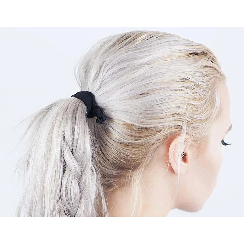 Soft Elastic Hair Ties Ribbon Hair Ties Polyester Cloth Hair Bands