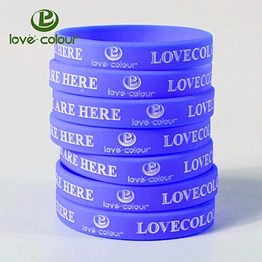 Sport Silicon Bangle Wristband Custom Thin Debossed Silicone Bracelet Unisex
