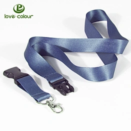 Custom polyester 1 inch lanyard with breakaway buckle