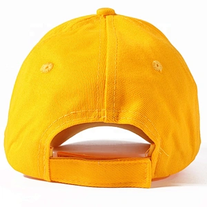 Custom Yellow Color Blank Plain Baseball Cap Hat For Promotion