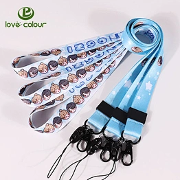 Custom polyester lanyard strap for cellphone/card holder/exhibition/event