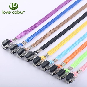 Promotional gift polyester sublimation printing stretch lanyard wholesale