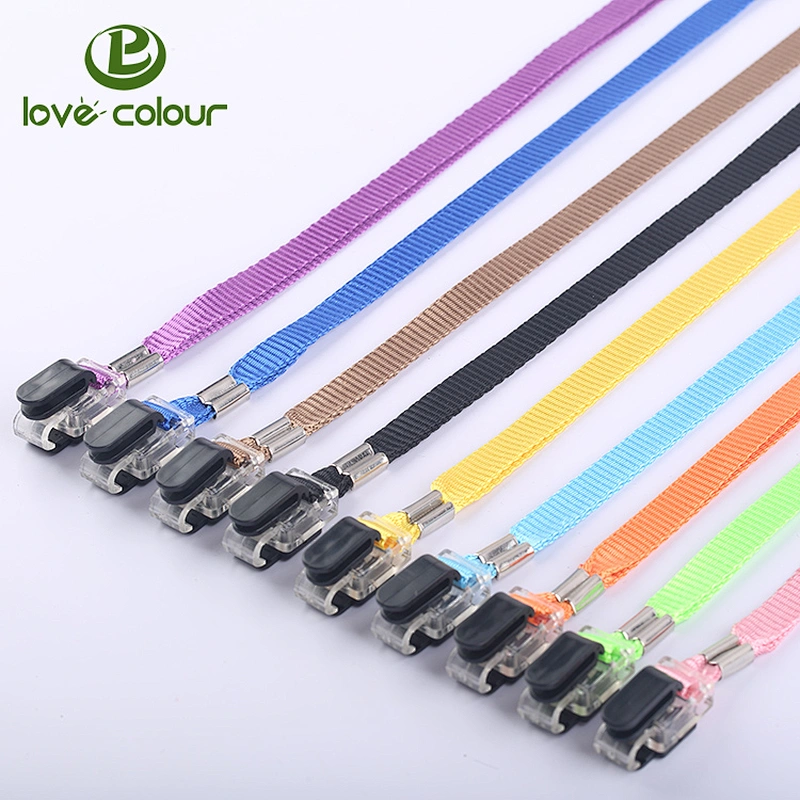 Promotional gift polyester sublimation printing stretch lanyard wholesale